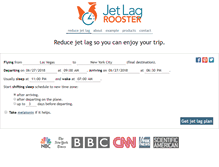 Tablet Screenshot of jetlagrooster.com